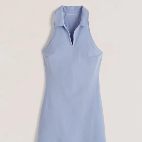 Abercrombie and Fitch polo dress Light Blue Sleeveless Dress - Picture 3 of 7